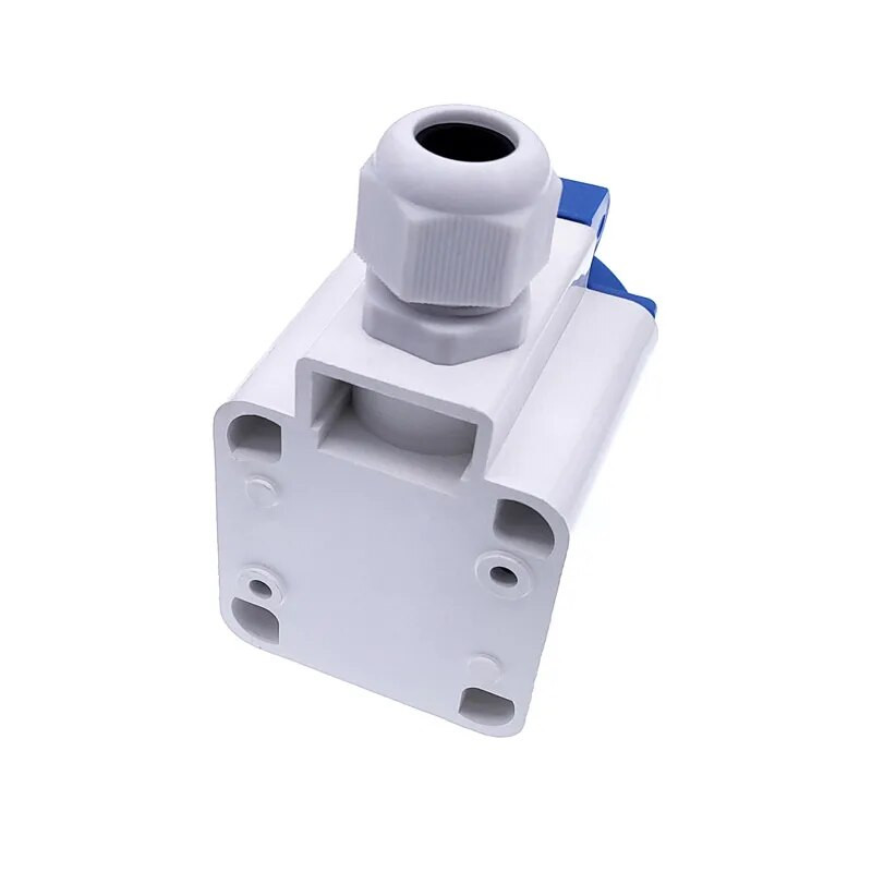 Višenamjenska vanjska vodootporna utičnica industrijska kutija EU utičnica bakreno kontaktno tijelo s vodootpornim poklopcem i konektorom kutije