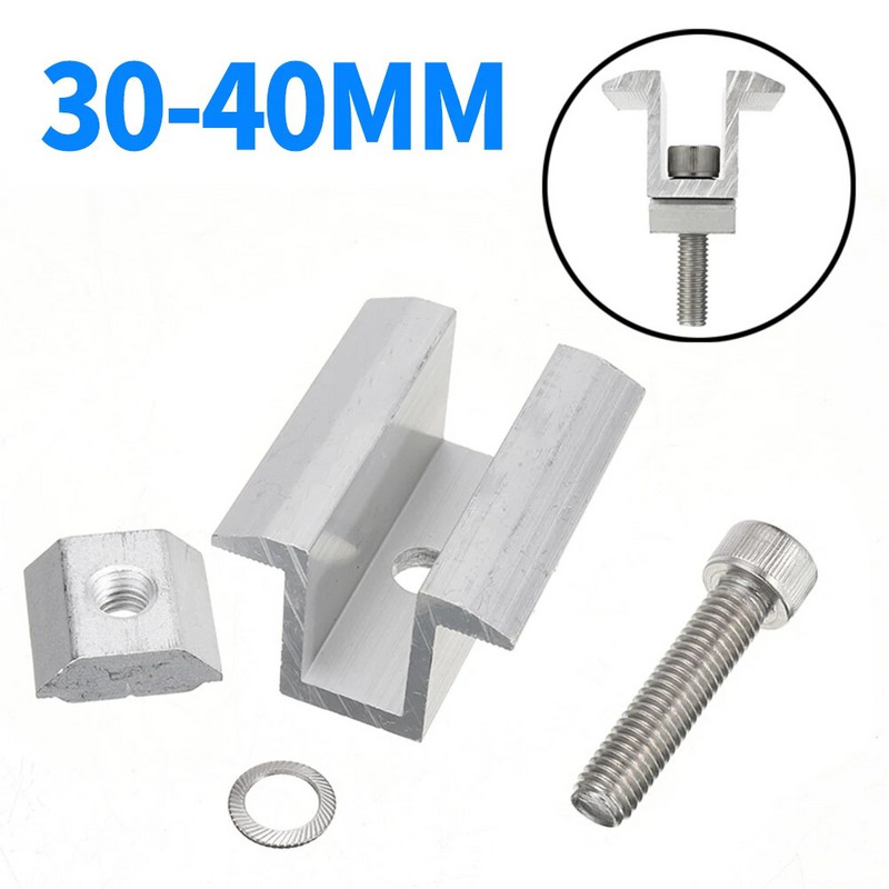 Fotonaponski montažni nosač Nepodesive stezaljke nosača solarnog panela dizajnirane da izdrže ekstremne vremenske uvjete