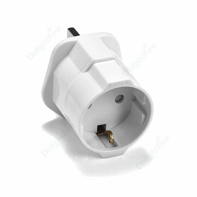 Adapter utičnice za UK Koreja KR Euro Europski EU-UK Britanski putni adapter 3-pinski utikač tipa G EU AC pretvarač utičnica adapter za napajanje