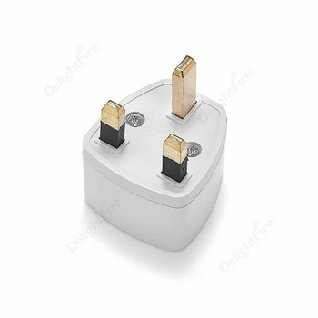 1 бр. UK стенен контакт Универсален щепсел адаптер EU to UK Eletrical Socket Power Converter US to AU Electric Adapters Power Charge