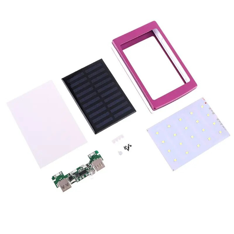 18650 Solar Power Bank for CASE DIY Box Dual USB Kit Napajanje za mobilne telefone Mp3 Više za ZAŠTITU Utikač i