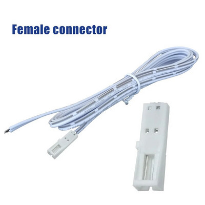 DC 2510 Dupont Line 20CM 50CM 2Pin vyriškas, baltos spalvos Dupont laidas, skirtas Smart Switch LED spintos spintelės šviestuvui / spintos lempai
