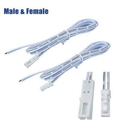 DC 2510 Dupont Line 20CM 50CM 2Pin vyriškas, baltos spalvos Dupont laidas, skirtas Smart Switch LED spintos spintelės šviestuvui / spintos lempai