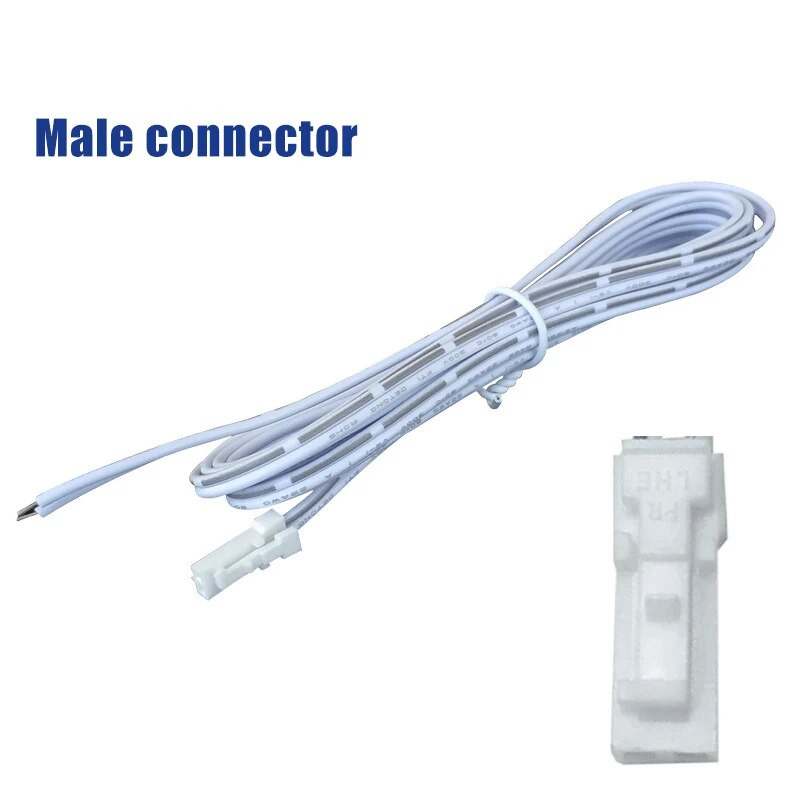 DC 2510 Dupont Line 20CM 50CM 2Pin vyriškas, baltos spalvos Dupont laidas, skirtas Smart Switch LED spintos spintelės šviestuvui / spintos lempai