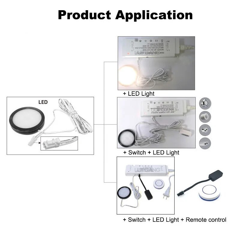 DC 2510 Dupont Line 20CM 50CM 2Pin vyriškas, baltos spalvos Dupont laidas, skirtas Smart Switch LED spintos spintelės šviestuvui / spintos lempai