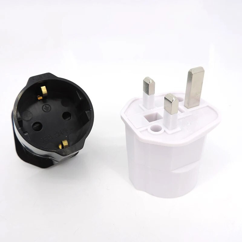 Univerzalni strujni adapter 13A 250V bakreni EU Koreja Njemačka Francuska Rusija HK UK Utikač s osiguračem Singapur Malezija Pretvarač K5