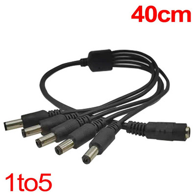 5,5 mm 2,1 mm 1 do 2/3/4/5/6/8 smjerni DC kabel za napajanje 5V 12V adapter za struju Priključni kabel za LED trake Svjetla CCTV kamera