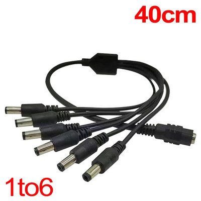 5,5 mm 2,1 mm 1 do 2/3/4/5/6/8 smjerni DC kabel za napajanje 5V 12V adapter za struju Priključni kabel za LED trake Svjetla CCTV kamera