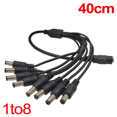 5,5 mm 2,1 mm 1 do 2/3/4/5/6/8 smjerni DC kabel za napajanje 5V 12V adapter za struju Priključni kabel za LED trake Svjetla CCTV kamera