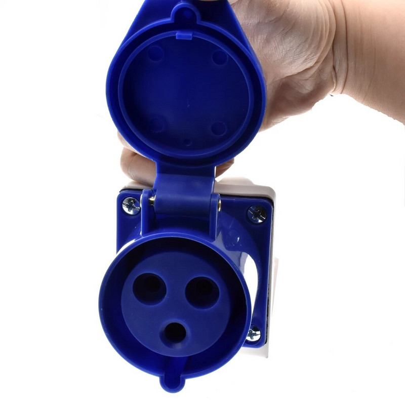 32 A 3pin industrijska utičnica 220V-250Volt otporan na vremenske uvjete IP44 vodootporan 2P+E