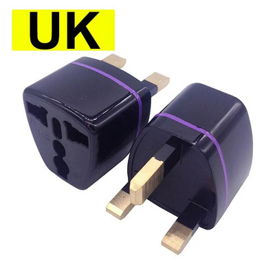 Messing Universaalne Ameerika Kr euroopa AU EL USA Ühendkuningriik Toitepistiku adapter USA Iisrael Brasiilia reisiadapteri pistikumuundur Korea