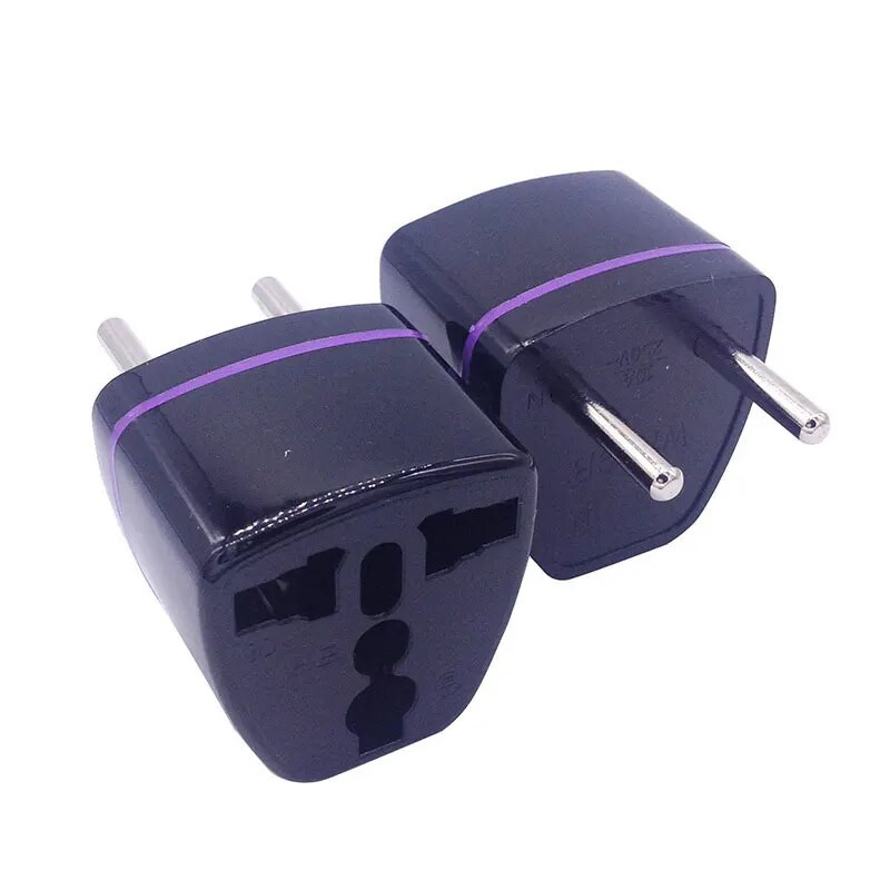 Messing Universaalne Ameerika Kr euroopa AU EL USA Ühendkuningriik Toitepistiku adapter USA Iisrael Brasiilia reisiadapteri pistikumuundur Korea