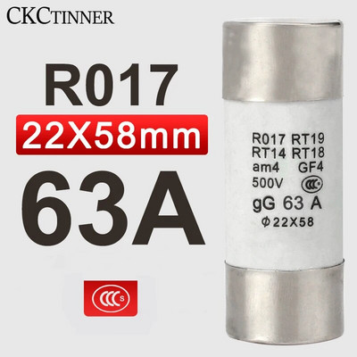 5db 14*51mm(RO16) 22*58mm(RO17) Gyors kioldású kerámia biztosíték 500V RO16-32 40 50 63A RO17-40 50 63 80 100 125A RT18 Alap
