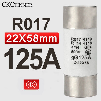 5db 14*51mm(RO16) 22*58mm(RO17) Gyors kioldású kerámia biztosíték 500V RO16-32 40 50 63A RO17-40 50 63 80 100 125A RT18 Alap