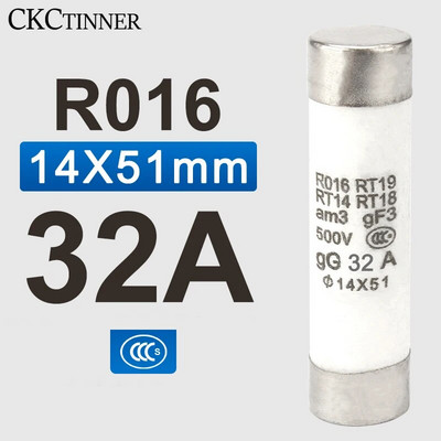 5db 14*51mm(RO16) 22*58mm(RO17) Gyors kioldású kerámia biztosíték 500V RO16-32 40 50 63A RO17-40 50 63 80 100 125A RT18 Alap