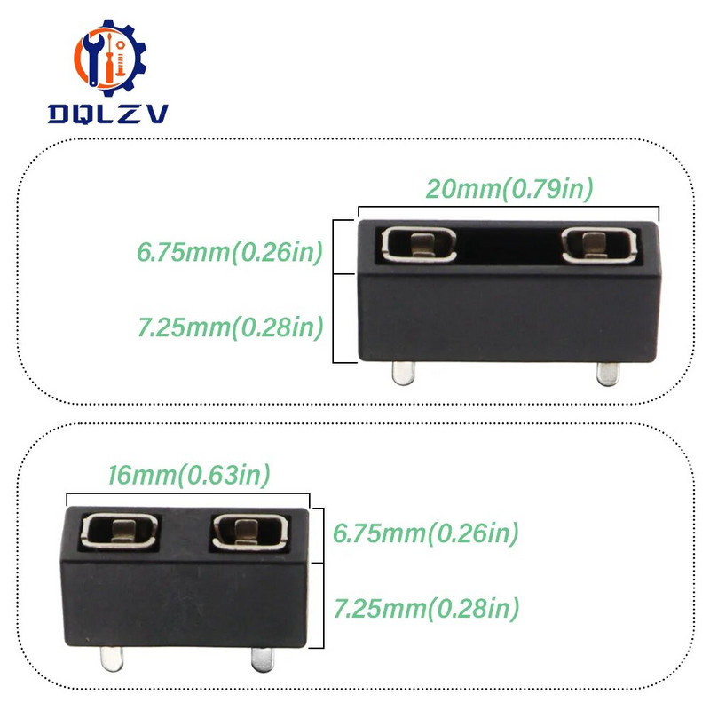 5vnt universalus automobilio saugiklio laikiklis PCB skydelio tvirtinimo draudimo blokai saugos gnybtai 10A mikro mini mažas vidutinis