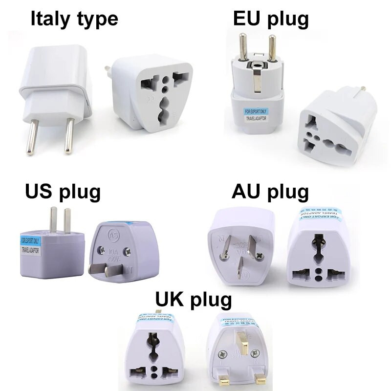 Univerzalni adapter SAD-Euro Europa AC napajanje Zidni punjač Adapter Pretvarač Putna 2-okrugla utičnica US/UK/AU/DE/itlay EU utikač