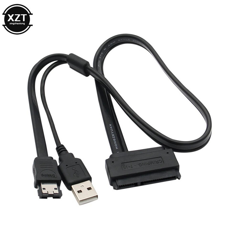 Tvrdi disk SATA 22 Pins to ESATA Data USB Powered Adapter kabela JUL 12 Vruća rasprodaja vrhunske kvalitete