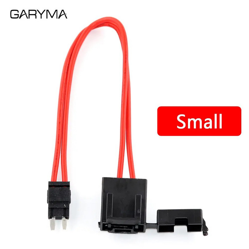 Automobilio modifikacija ACC saugiklių dėžė, skirta paimti elektros 1A ~ 50A vidutinį / mini / mikro2 dydį 16AWG maitinimo lizdą be nuostolių saugiklio čiaupo laikiklis