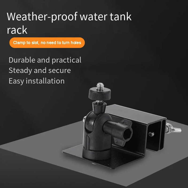 Poseban nosač za nadzor za oluk za kišu, nosač za montažu oluka otporan na vremenske uvjete s univerzalnim adapterom za vijke za sigurnosne kamere