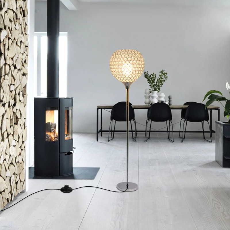 110V 220V AC kabel za napajanje koristi se za središnji nožni prekidač DIY kabel za napajanje podne lampe. Prekidač pedale za nožnu kontrolu s napajanjem