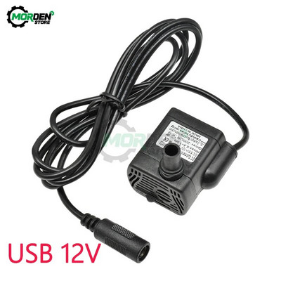 200L/H Rendkívül csendes DC 5V 12V 3W áramlási sebesség Vízálló kefe nélküli szivattyú Mini merülő vízszivattyú Solar Micro USB merülőszivattyú