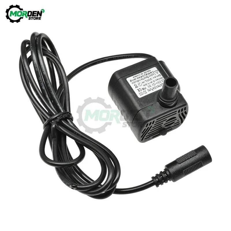 200L/H Ülivaikne DC 5V 12V 3W vooluhulk Veekindel harjadeta pump Mini sukelveepump Solar Micro USB sukelpump