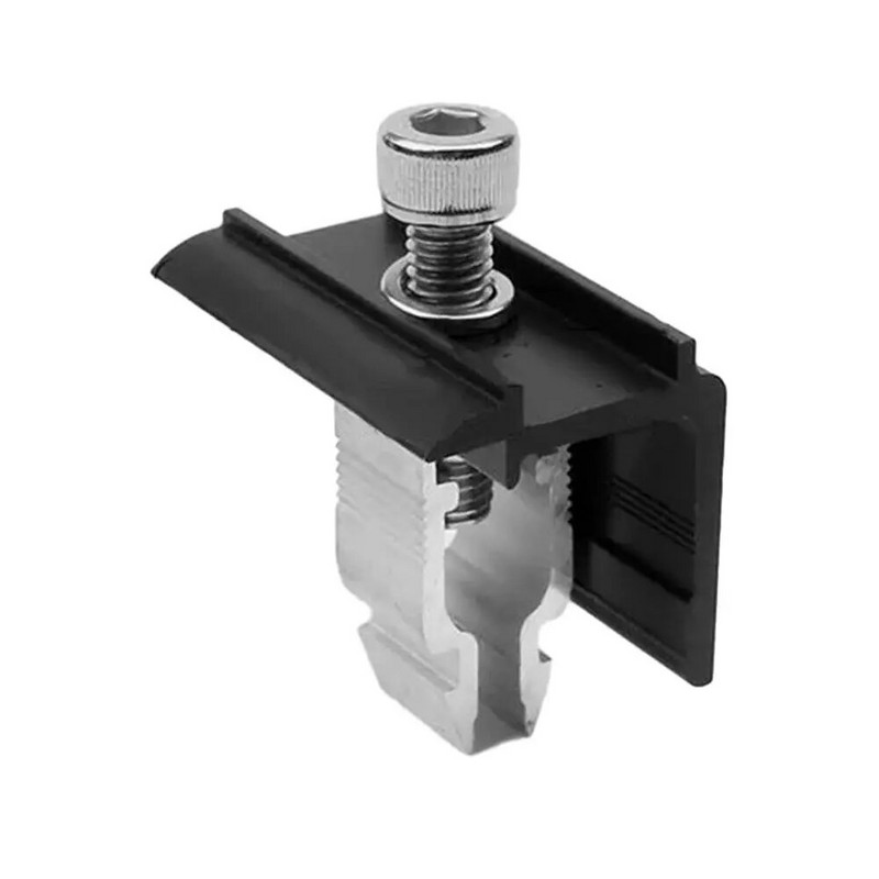 1 tk päikesepaneeli kiirklamber päikesepaneeli Pv mooduli keskmise kinnitusega 30-50 mm fotogalvaanilise päikesepaneeli siini kinnitusklambri jaoks