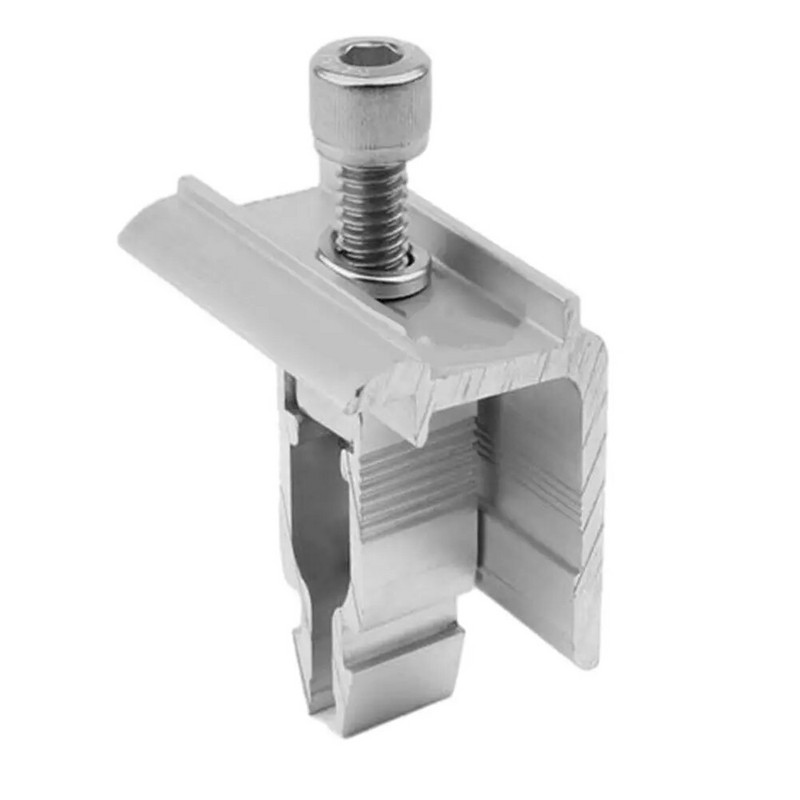 1 tk päikesepaneeli kiirklamber päikesepaneeli Pv mooduli keskmise kinnitusega 30-50 mm fotogalvaanilise päikesepaneeli siini kinnitusklambri jaoks