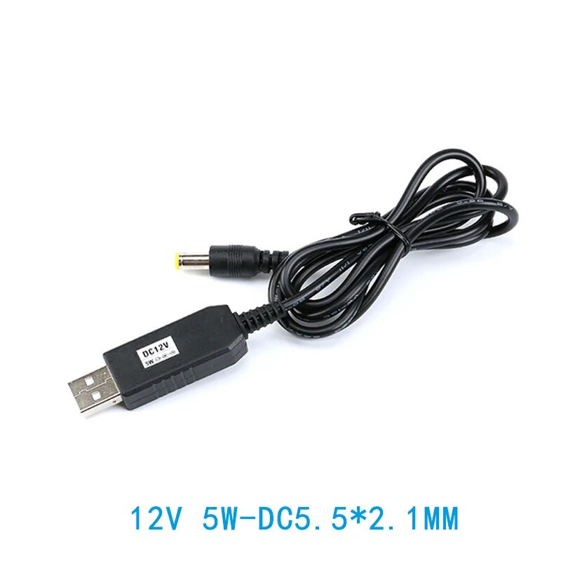 USB linija za pojačanje napajanja DC 5V do DC 9V 12V Step UP modul USB pretvarač adapter kabel 2.1x5.5mm 3.5*1.35mm muški konektor pretvarač