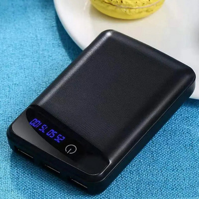 3 USB Micro USB Power Bank kest 10000mAh DIY 3*18650 ümbris Aku laadimiskast digitaalse LED-ekraaniga ilma akuta