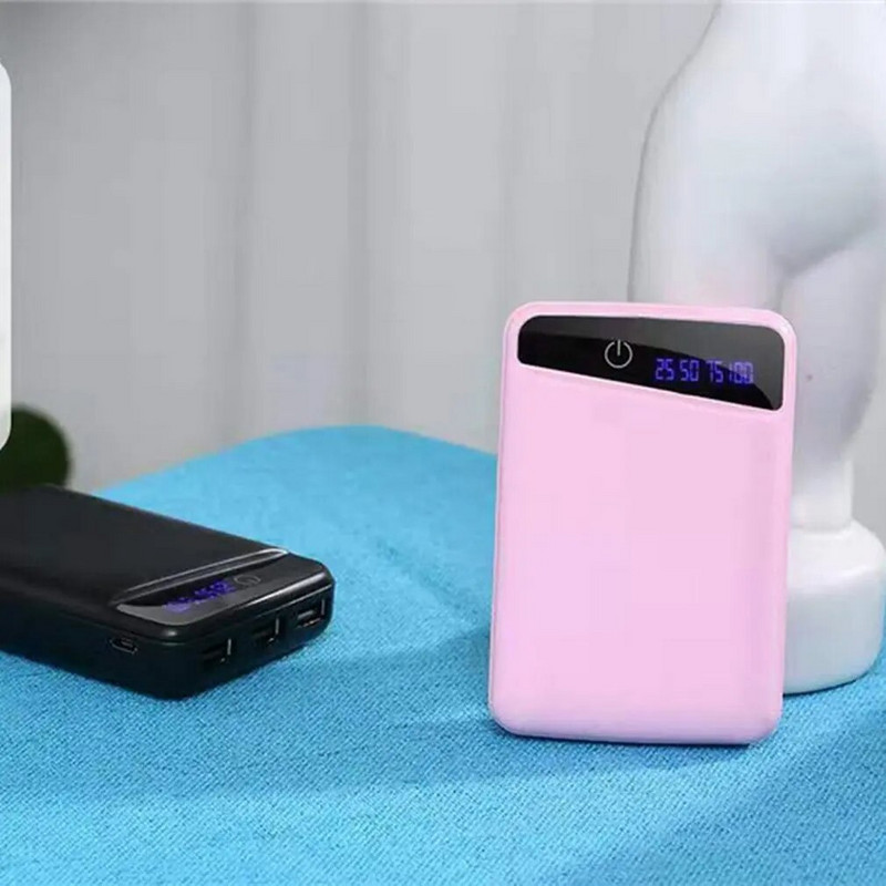 3 USB Micro USB Power Bank kest 10000mAh DIY 3*18650 ümbris Aku laadimiskast digitaalse LED-ekraaniga ilma akuta