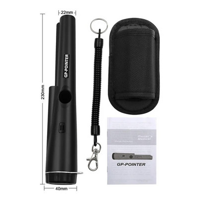 Metalo detektorius automatinis smeigtuko žymeklio zondas rankinis didelio jautrumo viso metalo aukso ieškiklis elektroninis matavimo įrankis