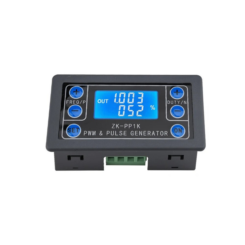ZK-PP1K kaherežiimiline signaaligeneraator LCD PWM 1-kanaliline 1Hz-150kHz impulsi sagedusega töötsükkel, reguleeritav ruutlaine PWM generaator
