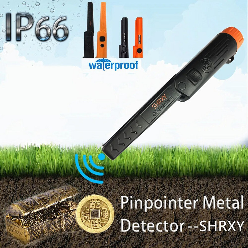 Pointer Metal Detector Pro Pinpoint GP-pointerII Tikslus Gold Digger Sodo aptikimas Atsparus vandeniui