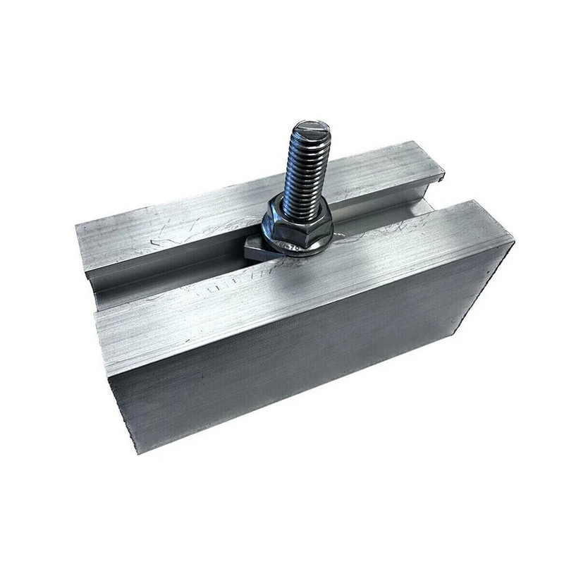 10 komada T tipa vijaka i matica s prirubnicom M8 55/60 mm pribor za pričvršćivanje polica za solarne ploče za fotonaponske module, montažna tračnica