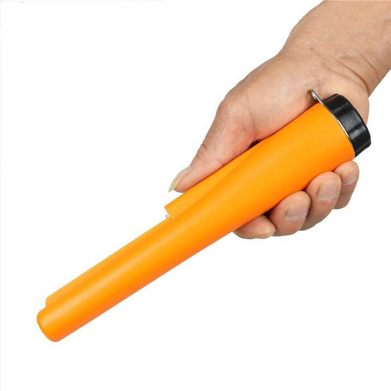 GP metalo detektoriaus smeigtukas Vieno mygtuko valdymas Garso ir vibracijos signalizacija 360 laipsnių Lobių paieška Monetų paieška sausumoje