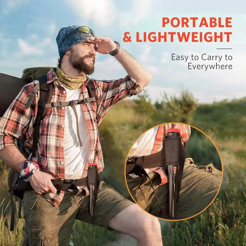 Prijenosni ručni detektor metala MD-770, ručni IP66 vodootporni tražilo za blago, precizno traženje metala visoke osjetljivosti, detektor za traženje metala