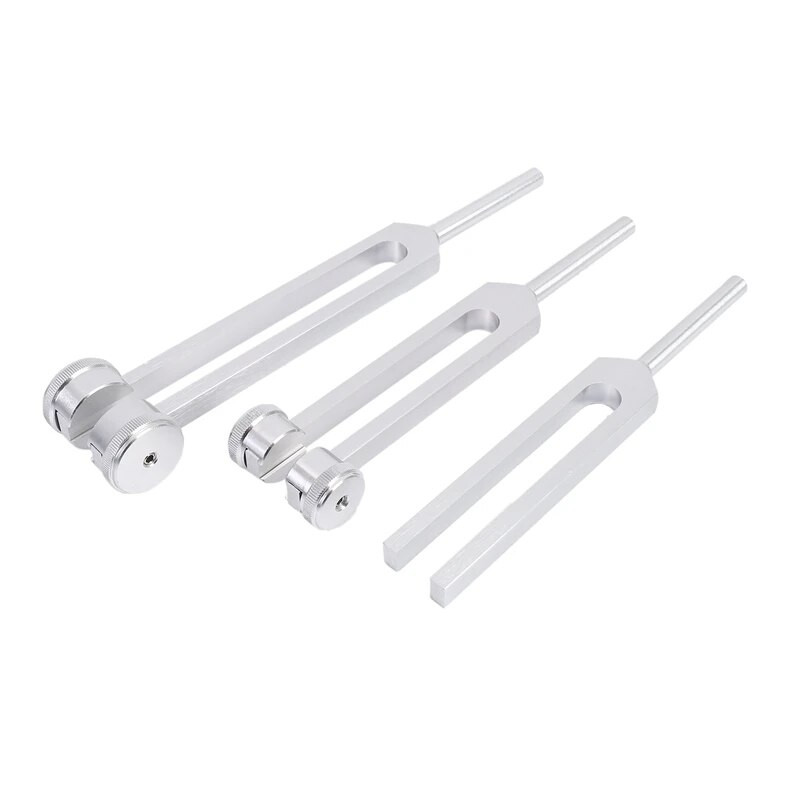 3 vnt aliuminio jutimo šakutės C128 256 512 smuiko derintuvas plaktukas gydomasis garsas mušamasis instrumentas dalis muzikos instrumentas