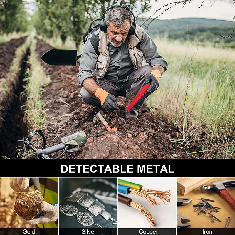 Profesionalus metalo ieškiklio GP rodyklės rankinis metalo ieškiklio testeris su apsauginiu dangteliu aukso detektoriaus testeris monetoms auksui