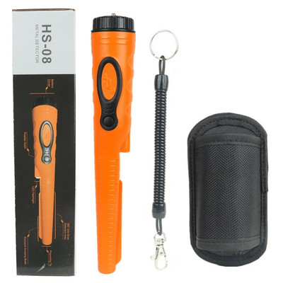 IP68 Vodootporni ručni detektor metala HS-08 Audio, Vibracija, Audio plus Vibracija Tri načina Hot Sale Orange