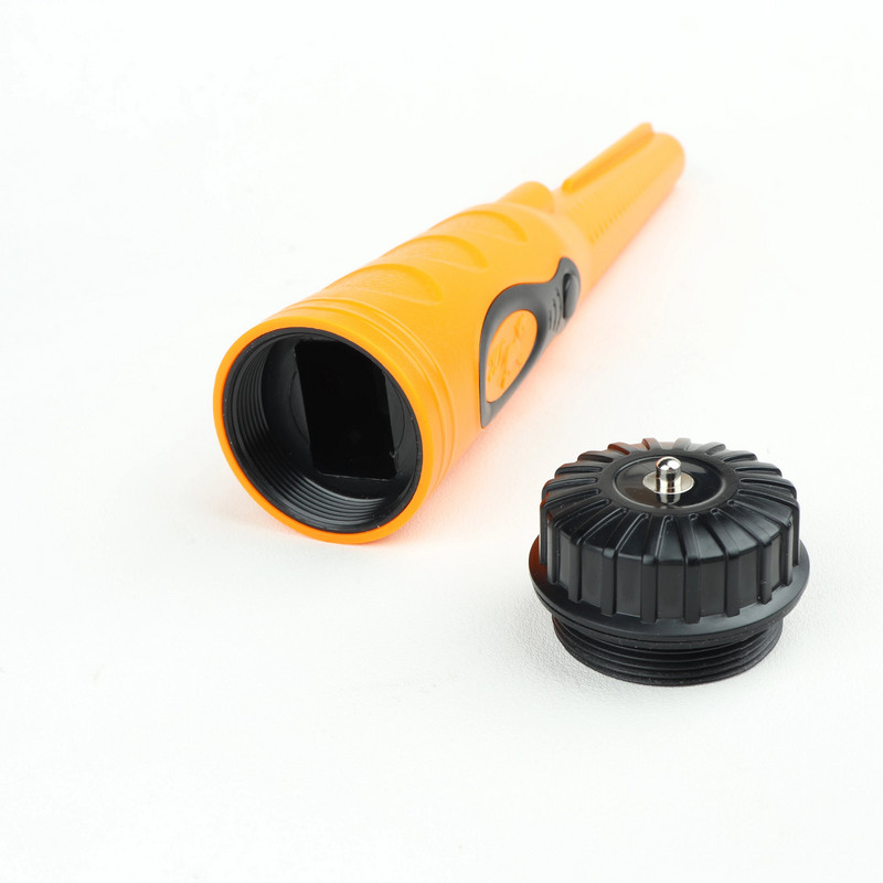 IP68 vandeniui atsparus rankinis metalo detektorius HS-08 garso, vibracijos, garso ir vibracijos trijų režimų karštas išpardavimas oranžinis