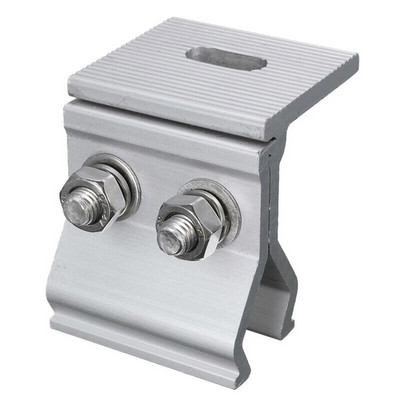 Nosači za montažu solarnih panela Montaža na ravni krov, fotonaponska stezaljka za pričvršćivanje za auto RV, kuća, čamac, solarni PV nosač od aluminijske legure