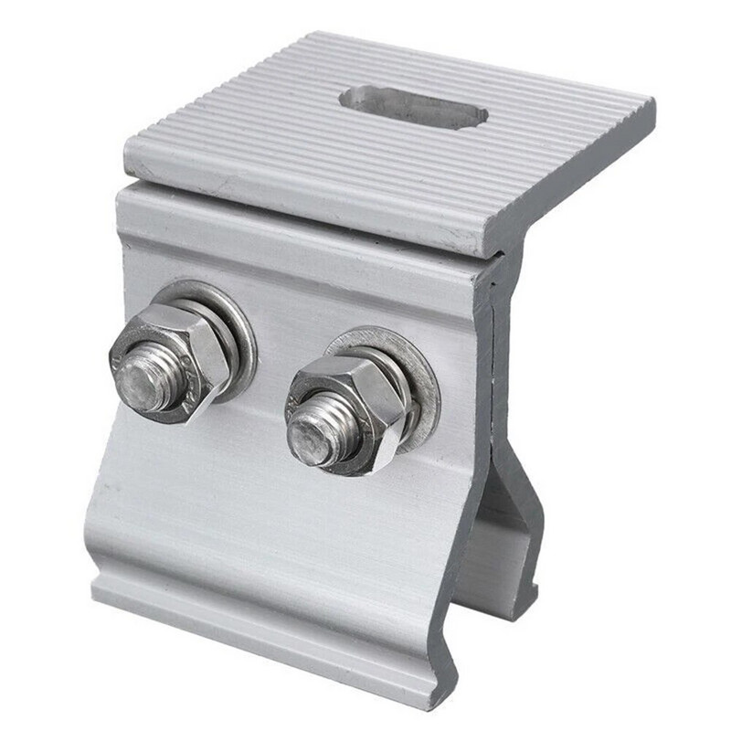 Nosači za montažu solarnih panela Montaža na ravni krov, fotonaponska stezaljka za pričvršćivanje za auto RV, kuća, čamac, solarni PV nosač od aluminijske legure