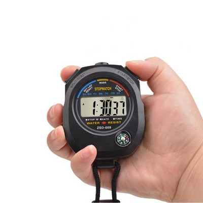 Хронометър Ръчен джобен хронометър Професионален цифров спортен хронометър LCD таймер Хронометър Таймер Cronometro