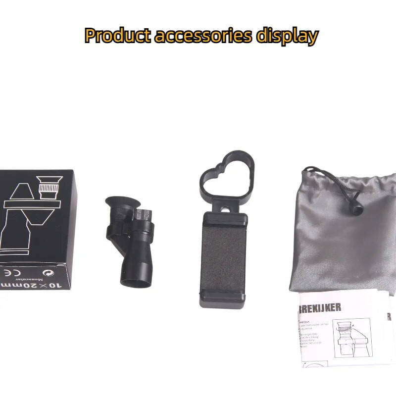 Vanjski teleskop 1000x20 visoke razlučivosti monokularni polumetalni mini prijenosni teleskop za promatranje insekata