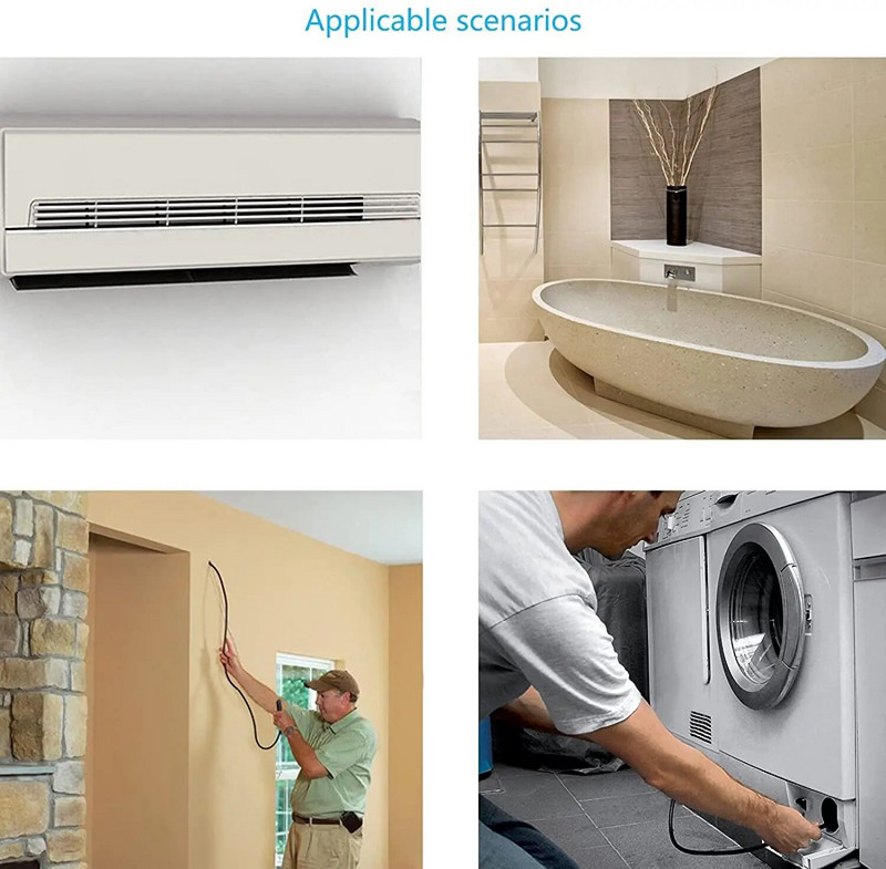 c tipo endoskopas 5,5 mm endoskopinė kamera 2M boroskopas, skirtas Android telefonui 480P namų elektrikai, tikrinimo vamzdžių kanalizacijos įranga