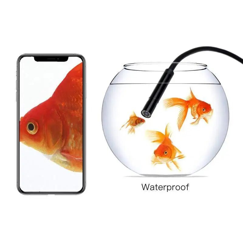 c tipo endoskopas 5,5 mm endoskopinė kamera 2M boroskopas, skirtas Android telefonui 480P namų elektrikai, tikrinimo vamzdžių kanalizacijos įranga