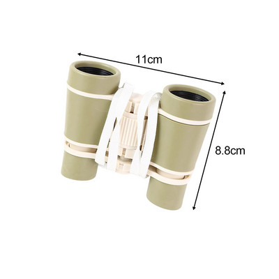 Binoclu junglă Lupă portabilă pentru copii Jucărie de mărire Telescop rezistent la șocuri pentru vânătoare Cadouri pentru drumeții de aniversare