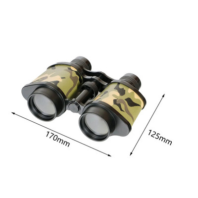 Binoclu junglă Lupă portabilă pentru copii Jucărie de mărire Telescop rezistent la șocuri pentru vânătoare Cadouri pentru drumeții de aniversare